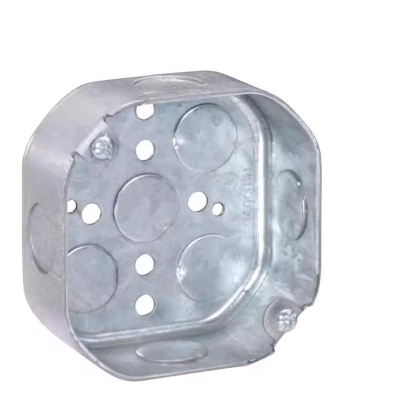 Old Work 4 In. X 4 In. Octagon Weatherproof Box - Galvanized Steel