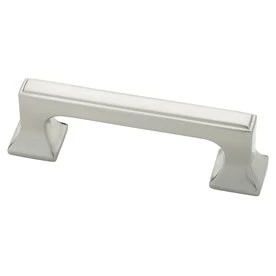 Square Foot Cabinet Pull, Satin Nickel Finish, 3-Inch Length