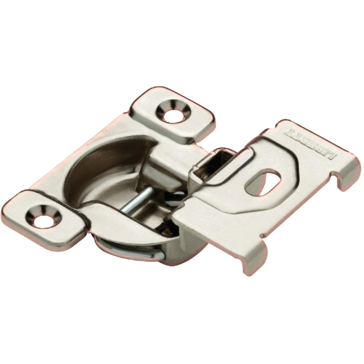 108 Degree Face Form Overlay Cabinet Hinges, Nickel Plated, 1-3/8-In., 2-Pk.