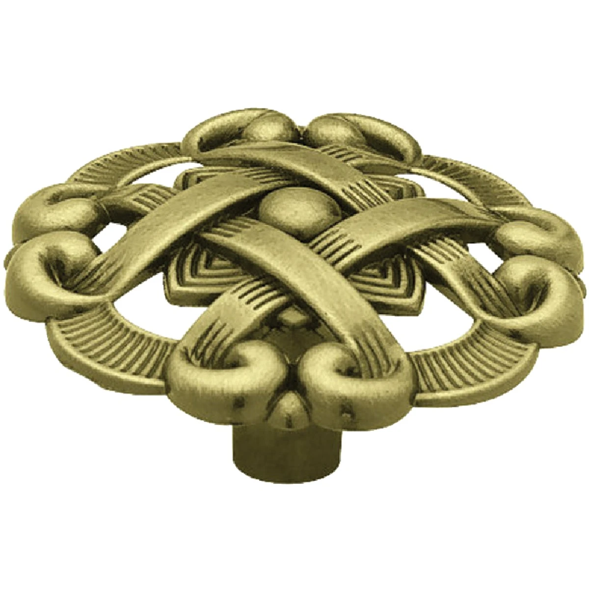 Liberty Weave Pattern Round Cabinet Knob