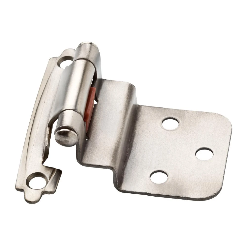 Inset Self-Closing Hinge in Antique Pewter Finish, 3/8-Inch Width