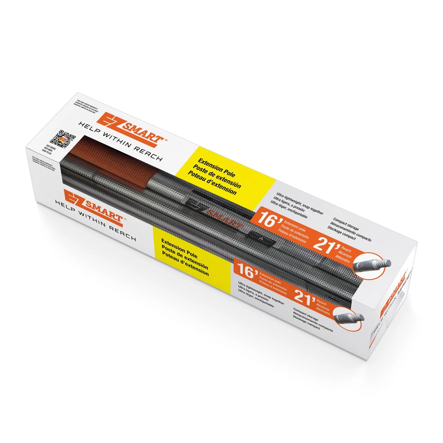 Tools 16 Ft. Aluminum Extension Pole - Lightweight And Compact