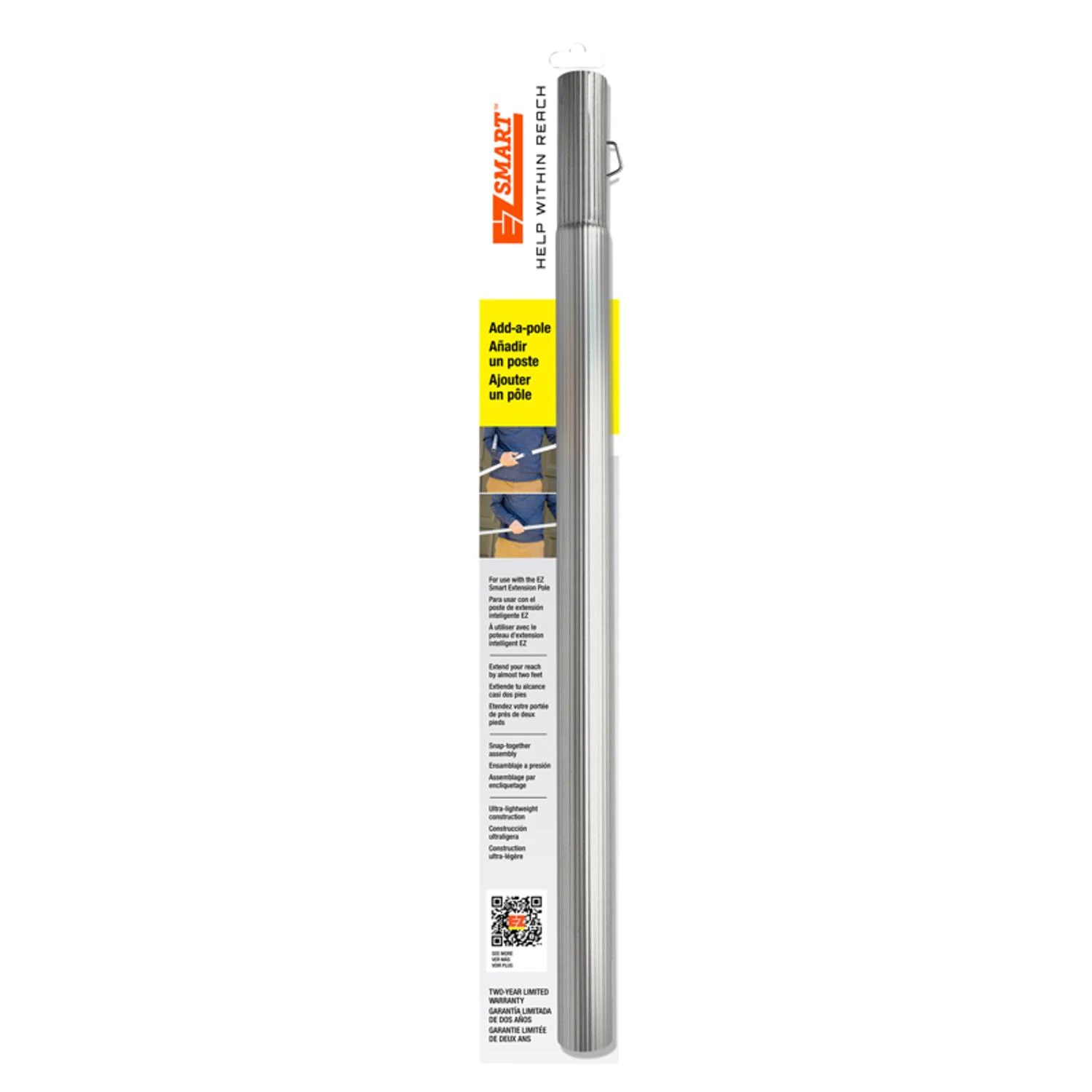 Add-A-Pole Extension Pole 2 Foot Length Compatible with Paint Rollers and Accessories