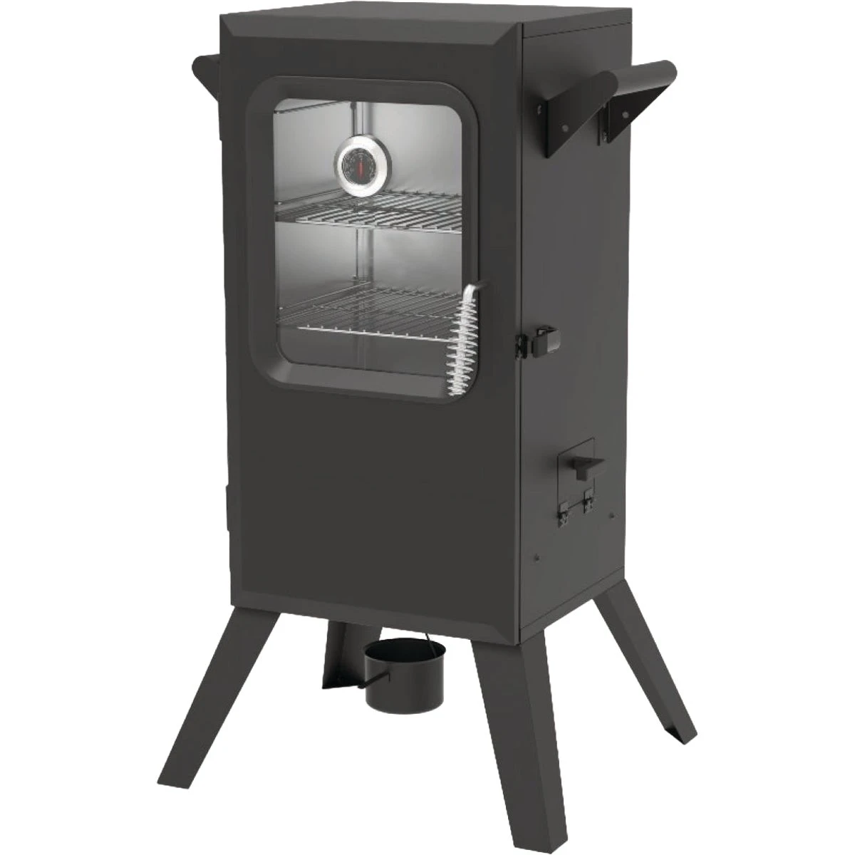 35.9 In. H. 1650w Vertical Electric Analog Smoker With 3 Cooking Grates