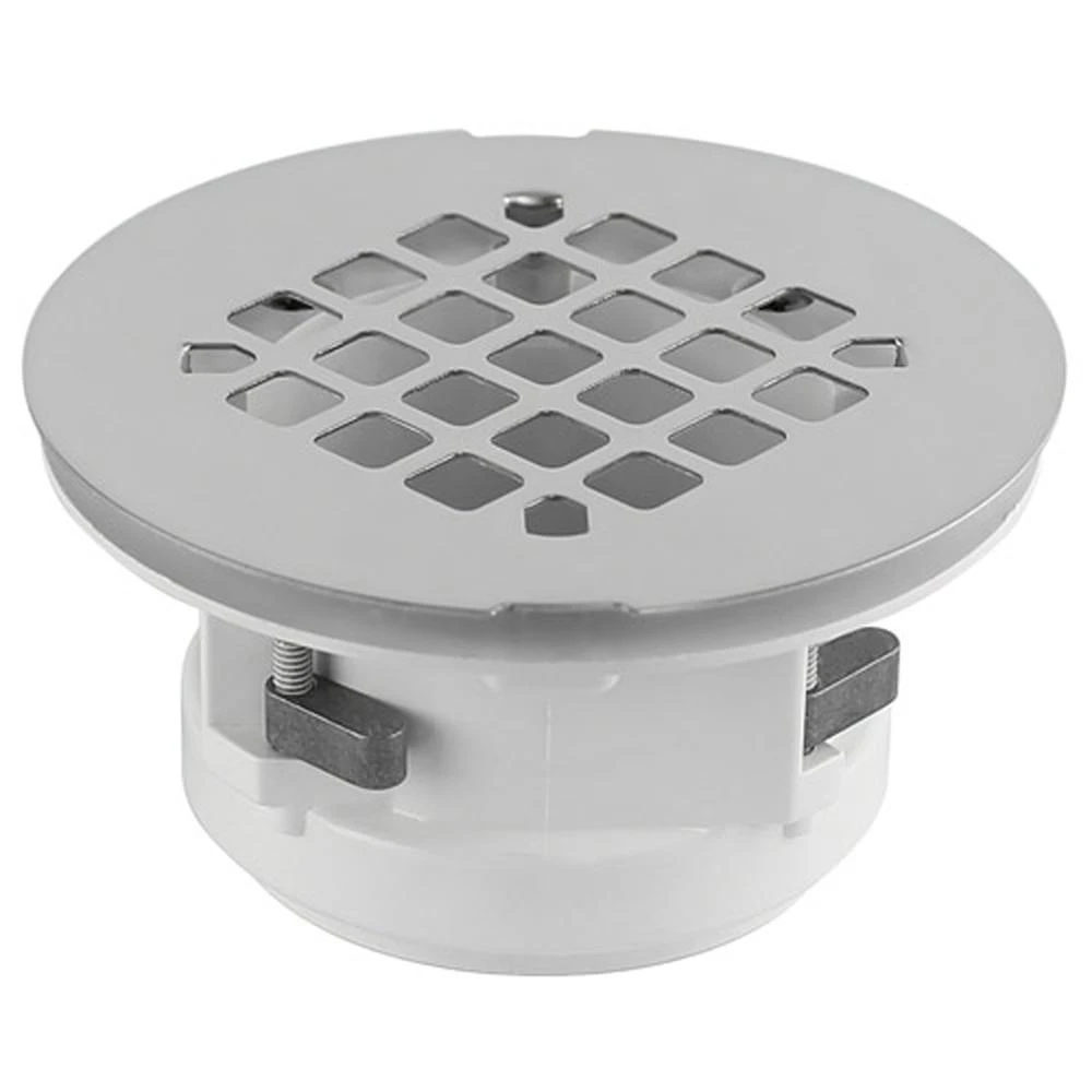Wingtite Replacement Shower Drain, Top Mount, Chrome Plated, 2 Inch Connection