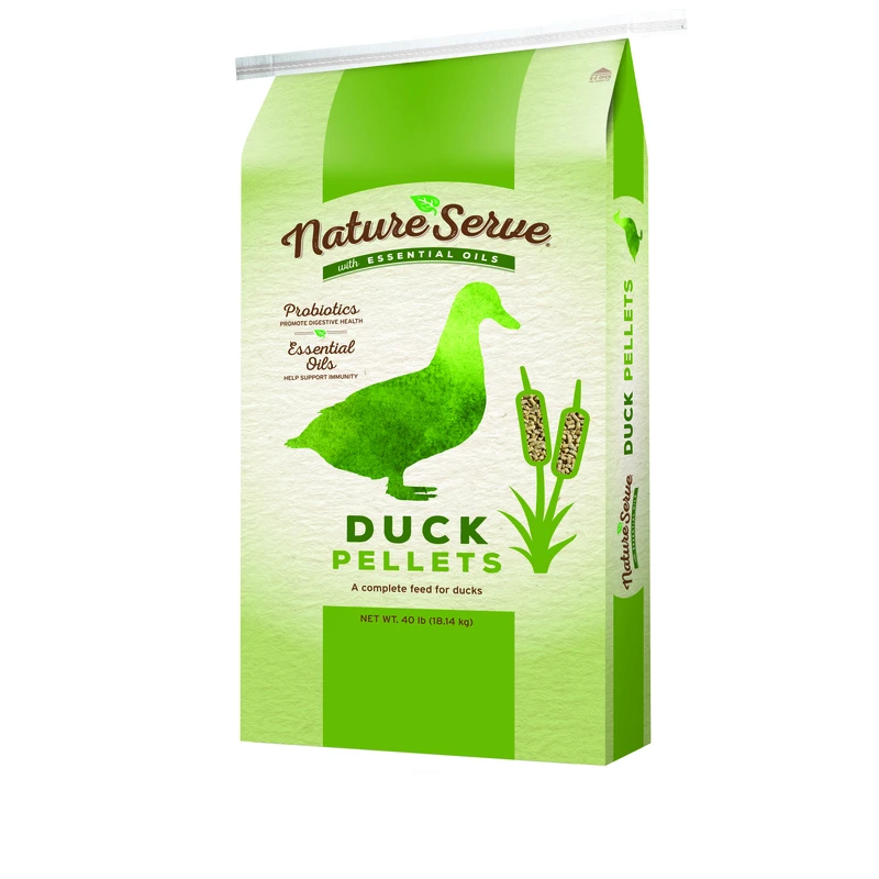 Duck Feed Pellets With Essential Oils, 40 Lb - Nutritional Formula For Ducks