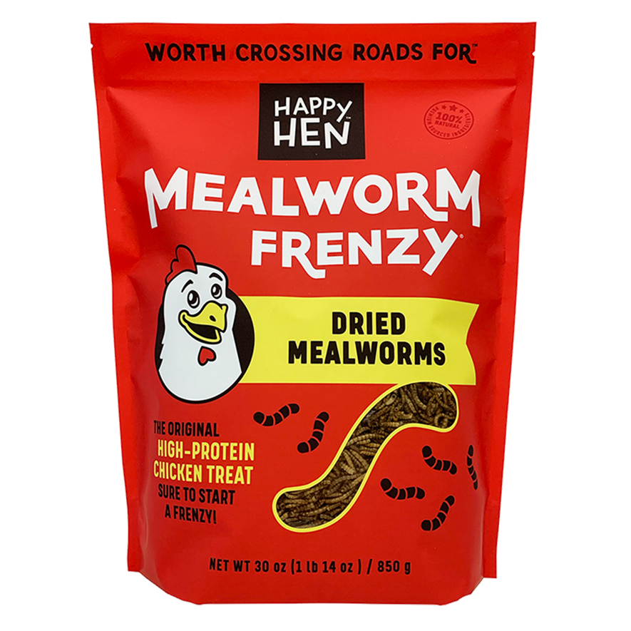 Mealworm Frenzy Poultry Treats, 30 Oz - High Protein Snack