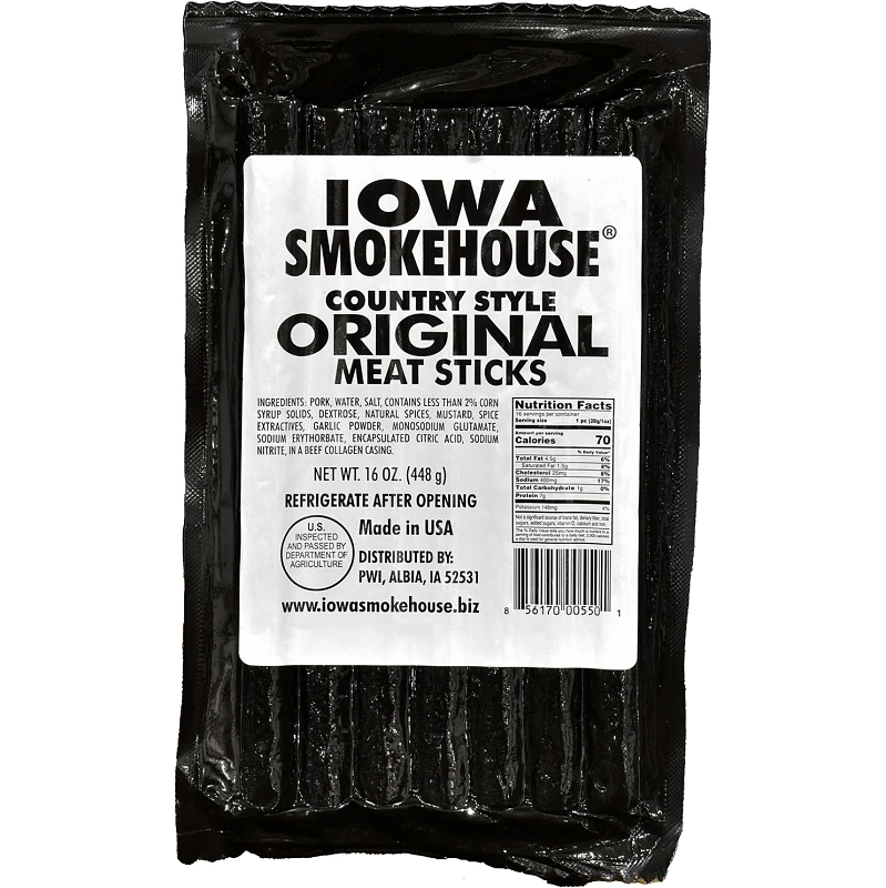 16 Oz. Original Country Style Meat Stick - High Protein Snack