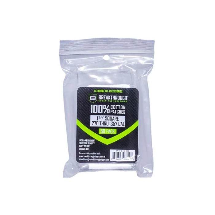 Gun Cleaning Patches, 1-3/4 x 1-3/4 In., 50-Ct.