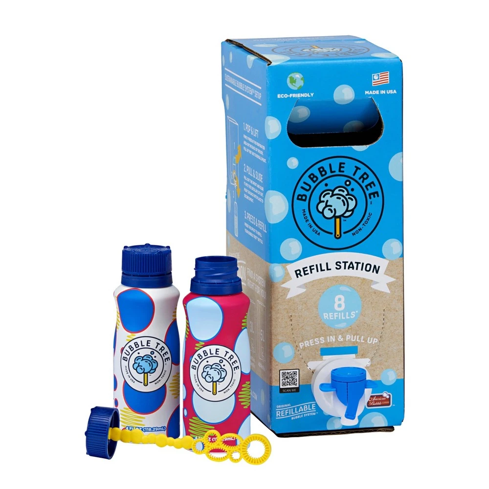 Original Refillable Bubble System 1 Liter, 2 Bottle Set