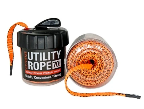 Extreme Utility Rope In Canister, Orange, 70 Feet - 1100 Lbs Strength
