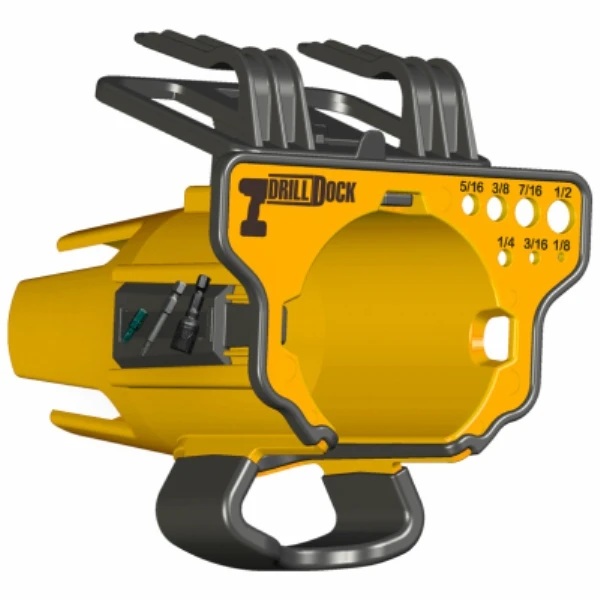 Organizer Rack, Yellow - Universal Fit With Mounting Bracket And Heavy Duty Clip