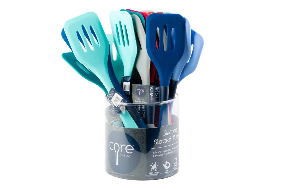 Silicone Slotted Turner Heat Resistant Nonstick Cooking Spatula