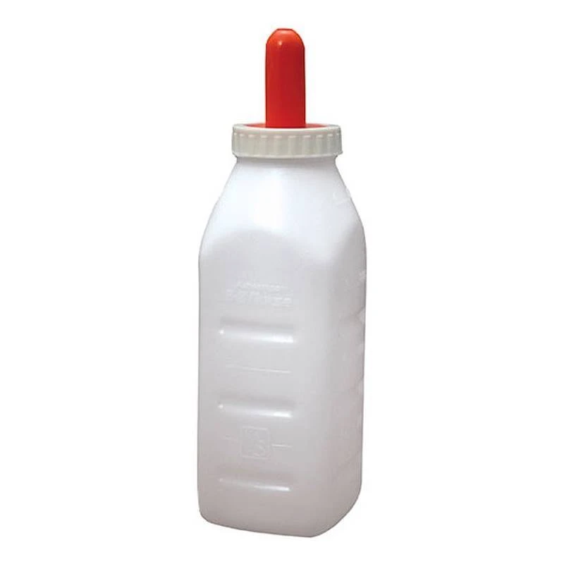 2 Quart Screw-top Calf Nursing Bottle Set With Nipple And Ring