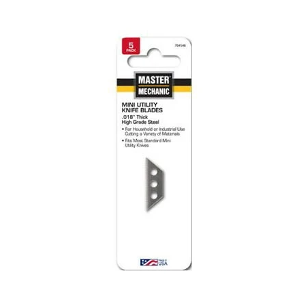 Mini Utility Knife Blades, 5-Pk.