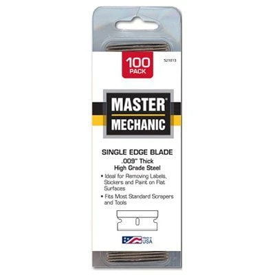 Single-Edge Razor Blades, .009-In., 100-Pk.