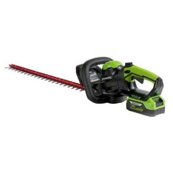 40-Volt Cordless Hedge Trimmer with Rotating Handle, 24-Inch Blade, Battery and Charger Included