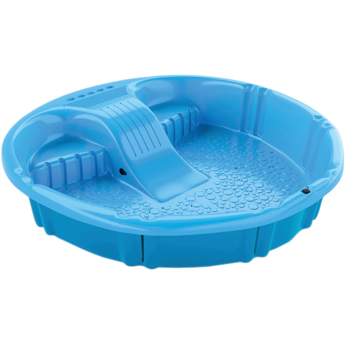 12 In. D. X 60 In. Dia. Blue Polyethylene Econo Slide Pool With Built-in Slide