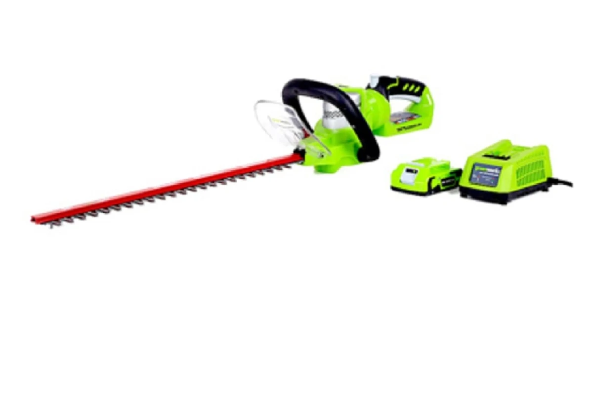 22-inch Cordless Hedge Trimmer With 24-volt Battery And Charger