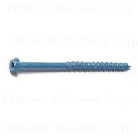 Masonry Screw, 3/16 x 3-1/4 In. Star Hex Head, 100-Pk.