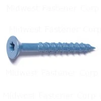 Masonry Screw, 5/16 x 2-3/4 In. Star Flat Head, 50-Pk.