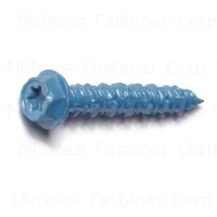 Masonry Screw, 3/16 x 1-1/4 In. Star Hex Head, 100-Pk.