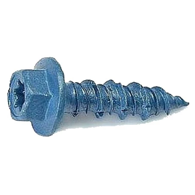 Masonry Screw, 5/16 x 1-1/4 In. Star Hex Head, 50-Pk.