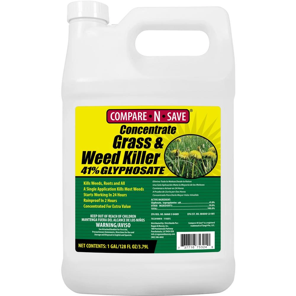 1-gallon Concentrate Grass & Weed Killer, 41% Glyphosate