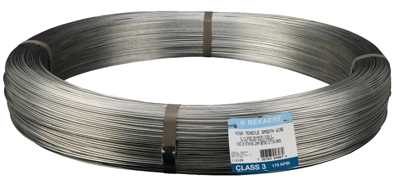 High Tensile Smooth Fence Wire, 12.5 Gauge, 170k Psi, Class 3, 4000 Feet