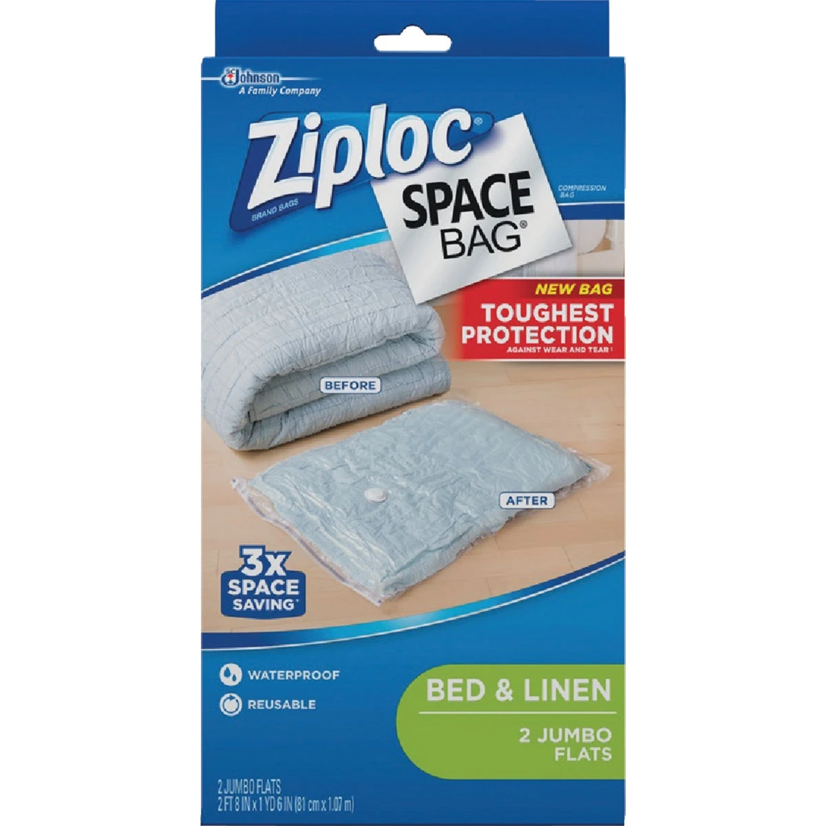 Space Bag Jumbo Vacuum Seal Storage Bag - Model 70529 For Efficient Storage
