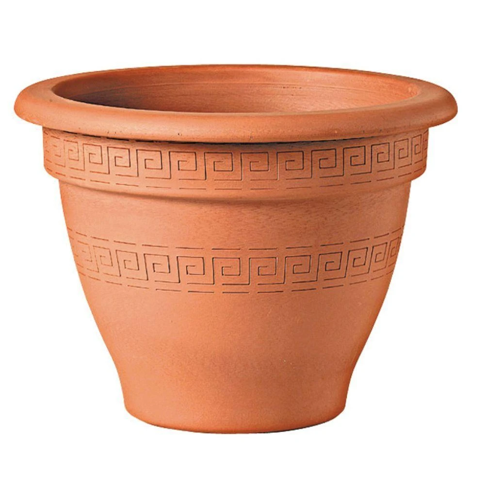 Terracotta Clay Planter, Red Bell Shape, 5.4 Inches, Model 04140pz