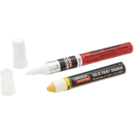 Welding Paint Markets, White & Yellow, 2-Pk.