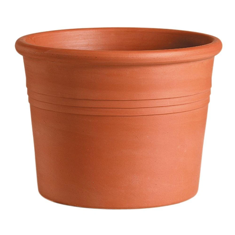 Terracotta Clay Planter, Red, 4.7 Inch Diameter, Model 0p120pz