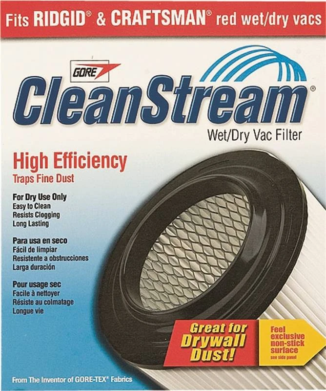 Replacement Cartridge Filter for Water Filtration Systems, Standard Size