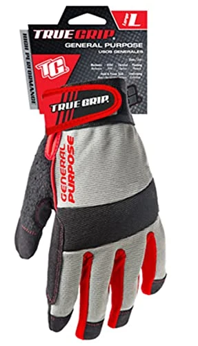 General Purpose Work Gloves, Touchscreen Compatible, Blue, L