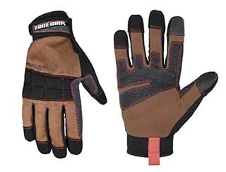 Pro Contractor Duck Canvas Work Gloves, Touchscreen Compatible, L