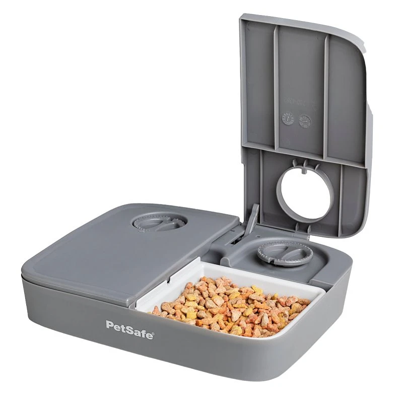 Automatic Pet Feeder with Two Meal Portion Control Settings