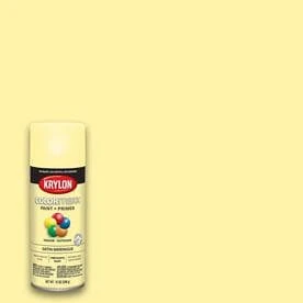 COLORmaxx Satin Meringue Spray Paint and Primer, 12 Ounce Can