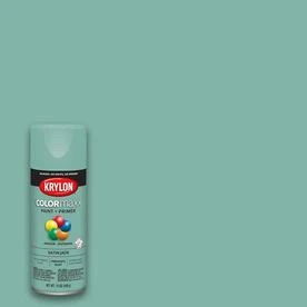 COLORmaxx Satin Jade Spray Paint and Primer, 12 Ounce Can