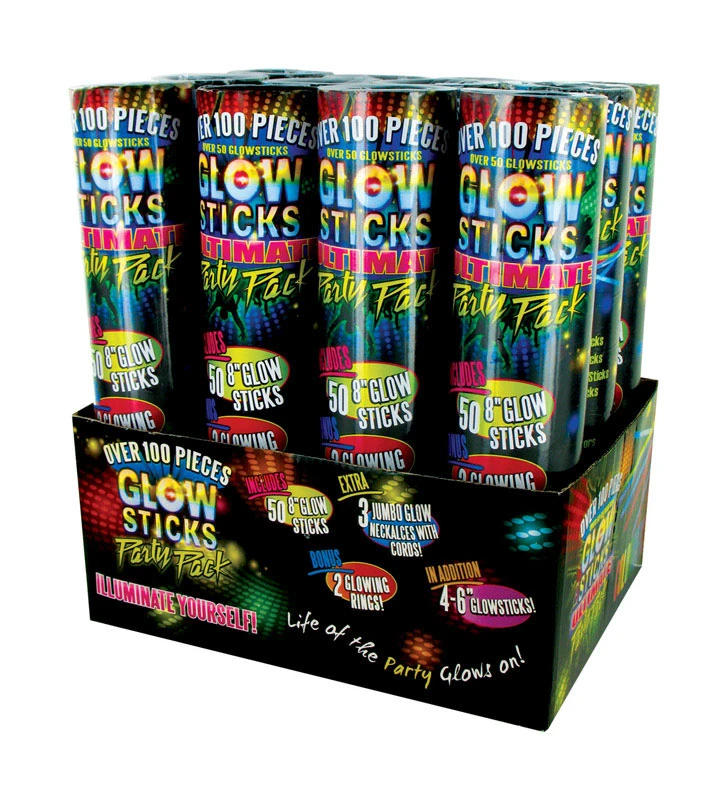 Ultimate Glow Stick Tube Pack, 100-Pk.