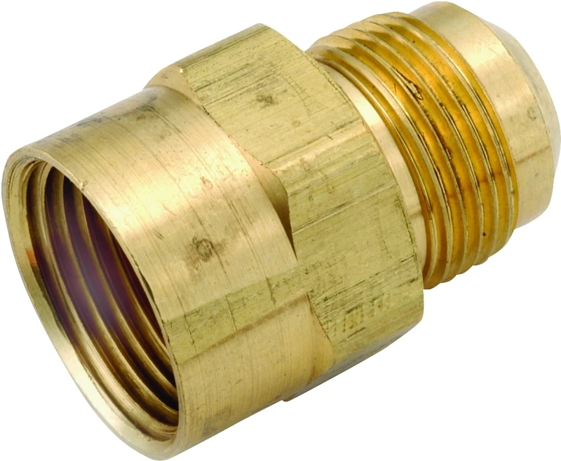 Gas Fitting Adapter, 15/16 Flare X 1/2 Inch Female Pipe Thread