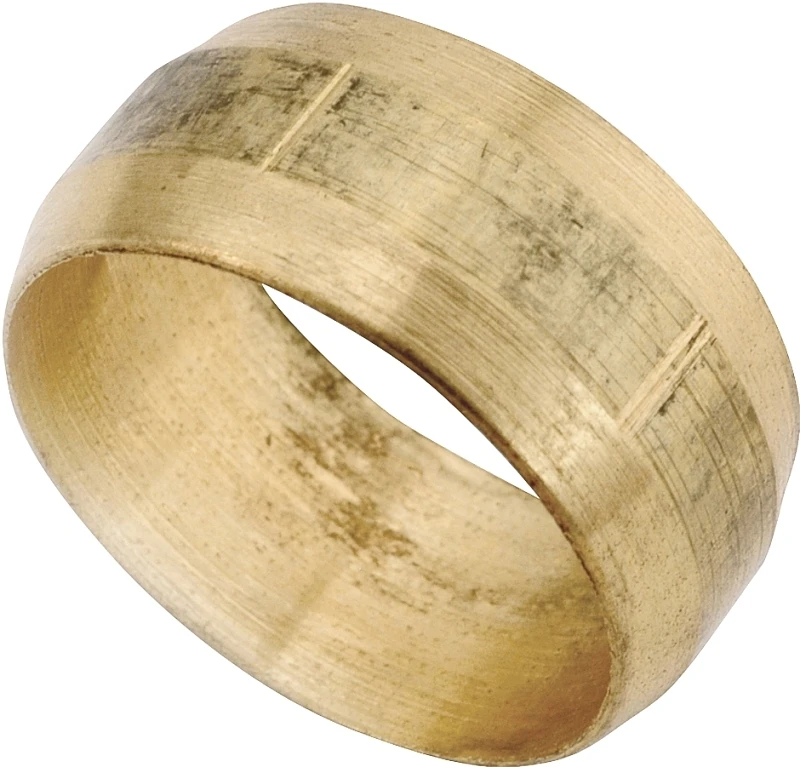 Anderson Metals 1/4 In. Low Lead Brass Compression Sleeve (5-Pack)