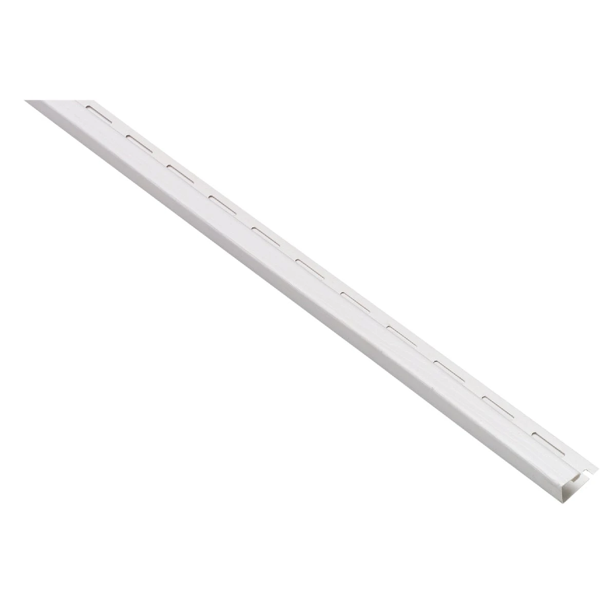 5/8 Inch White J-channel For Vinyl Siding - 12.6 Feet Long