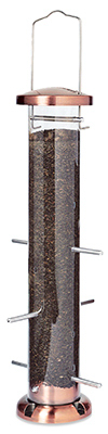 Nyjer Thistle Finch Tube Feeder With 4 Ports, 1.5 Lb Capacity