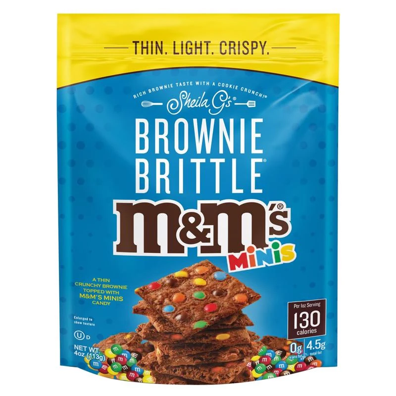M&m's Minis Brownie Brittle 4 Oz Bagged Snack