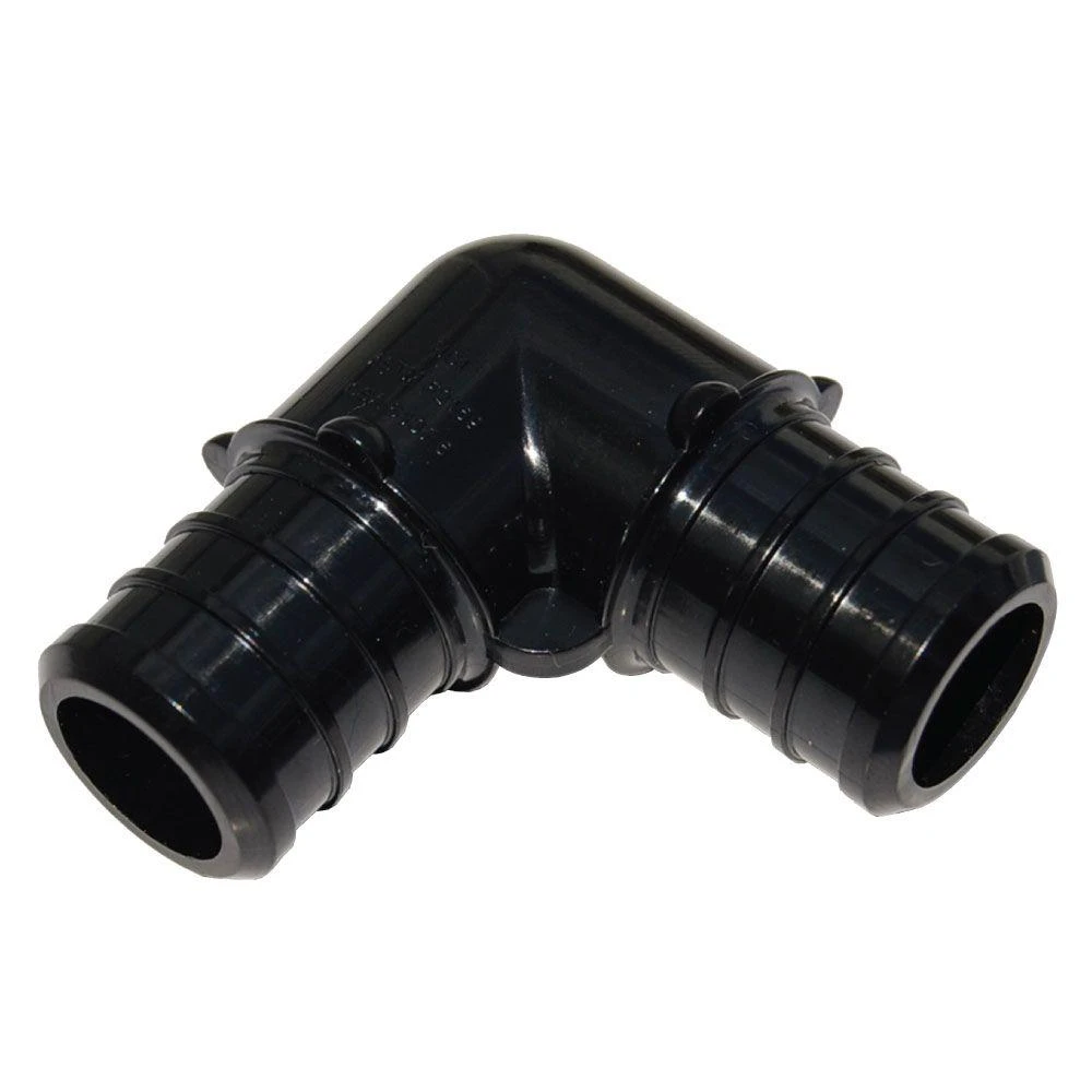 Polyethylene Cross-Linked PEX Pipe Elbow, Three-Quarter Inch Diameter