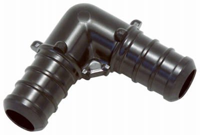 1/2 Inch Plastic Pex Barb 90-degree Elbow Pipe Fitting Model Up248a