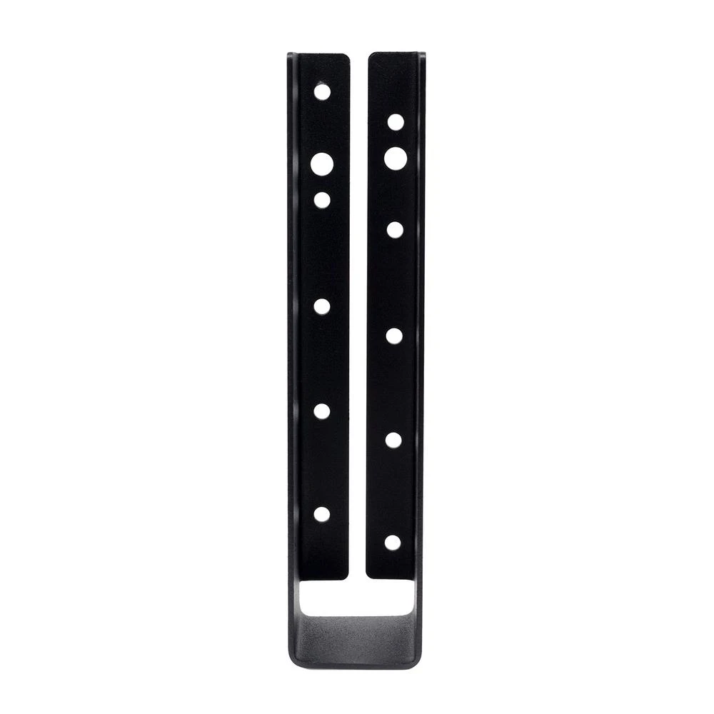 Outdoor Accents Joist Hanger, Zmax Coating, Galvanized Steel, Black, 2 X 10-inch
