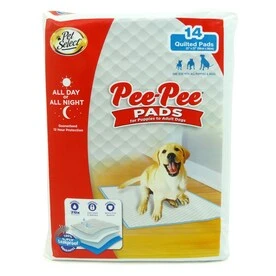 Pet Select Pee-pee Pads For Dogs & Puppies, 22 X 22 In., 14 Count