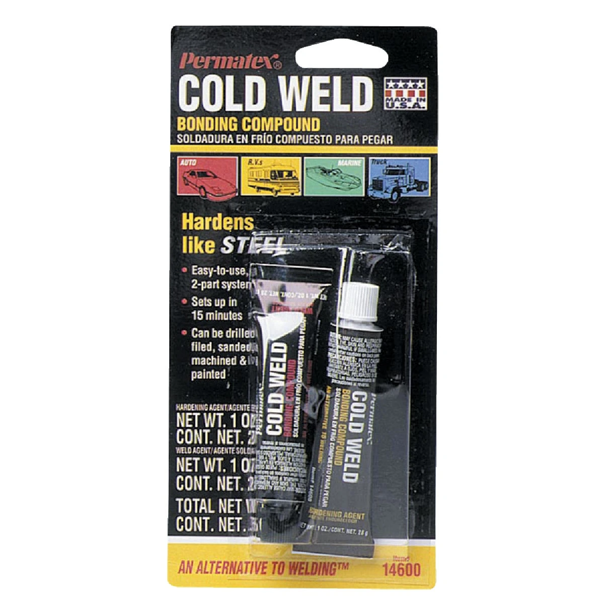 Cold Bonding Compound, 1-oz., 2-Pack